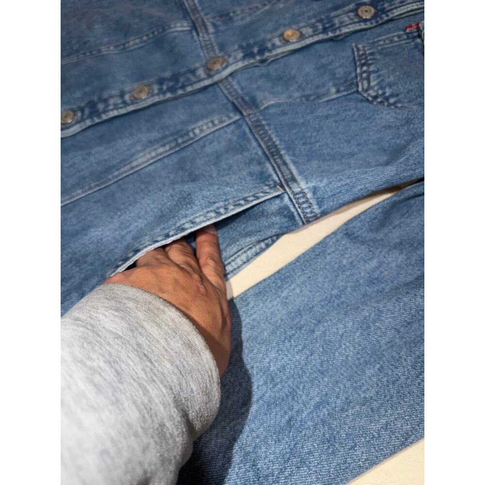 Levi’s Strauss women’s blue denim long sleeve dress - Picture 3 of 16